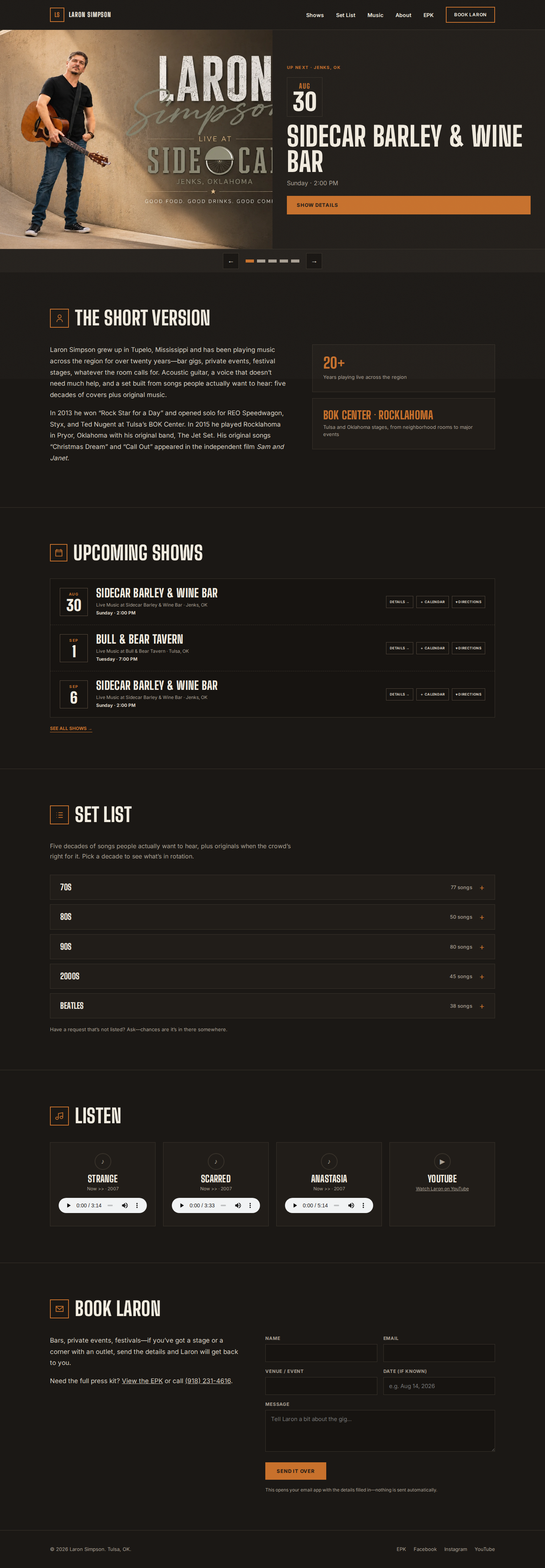 Laron Simpson website